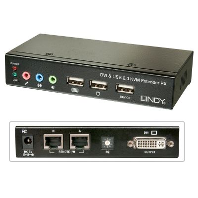 4. Lindy 39377 przełącznik KVM Czarny