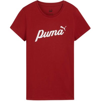 7. Koszulka damska Puma ESS+Script czerwona 679315 13