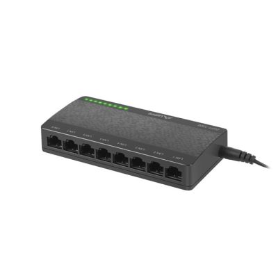 4. Switch Lanberg DSP1-1008 (8x 10/100/1000Mbps)