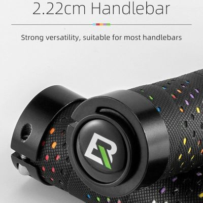 3. Rockbros chwyty kierownicy rowerowej czarno-czerw