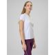 5. T-shirt slim gładki damski 4F 4FRAW25TTSHF3623-10S