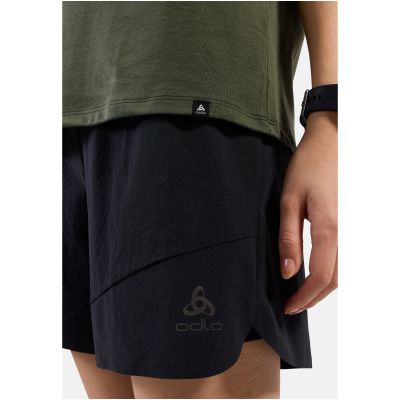 3. Koszulka z krótkim rękawem damska ODLO T-shirt crew neck s/s COTTON BLEND UNLIMITED zielona