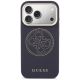 3. Etui Guess Perforated 4G MagSafe na iPhone 17 Pro - niebieskie