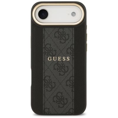 3. Etui Guess 4G Stripe MagSafe na iPhone Air - czarne