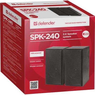 7. DEFENDER GŁOŚNIKI SPK-240 6W 2.0 USB 65224