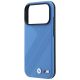 6. Etui BMW M Tire Track Metal Logo MagSafe na iPhone 17 Pro / 18 Pro - niebieskie
