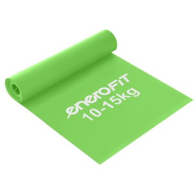 13. TAŚMA TRENINGOWA DO ĆWICZEŃ PILATES 2000x150x0,40MM 10-15KG ZIELONA