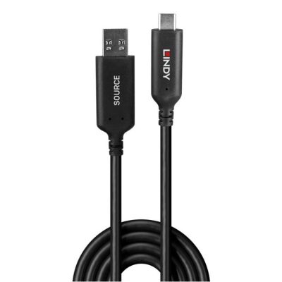 2. 10m Kabel hybrydowy USB 3.2 Gen 1 typu A do C Lindy