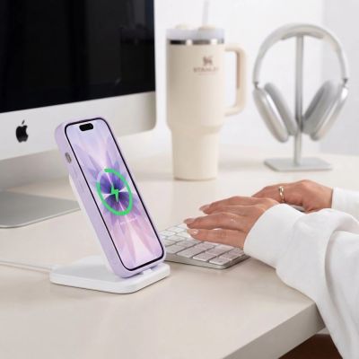 9. Etui Tech-Protect BasicMag MagSafe na iPhone 17 - liliowe matowe