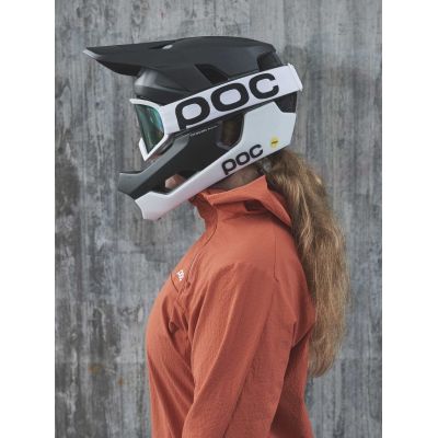 2. Kask rowerowy POC Otocon Race Mips czarno biały