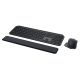 11. Logitech MX Keys combo for Business Gen 2 klawiatura Dołączona myszka Biuro RF Wireless + Bluetooth QWERTY Amerykański międzynarodowy Grafitowy
