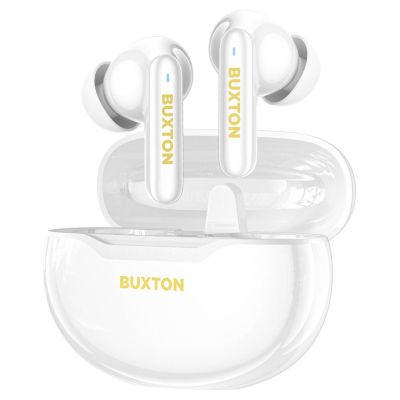 4. BUXTON BTW-7200 TUYA - Słuchawki Bluetooth douszne białe