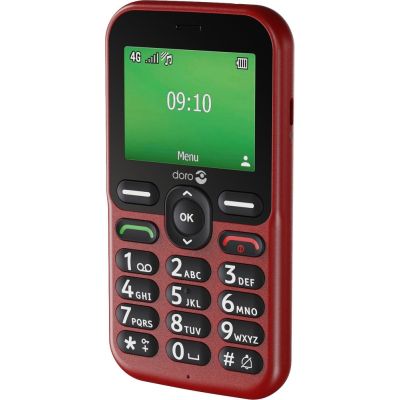 5. Doro Leva E10 6,1 cm (2.4") 118,9 g Czerwony Telefon dla seniora