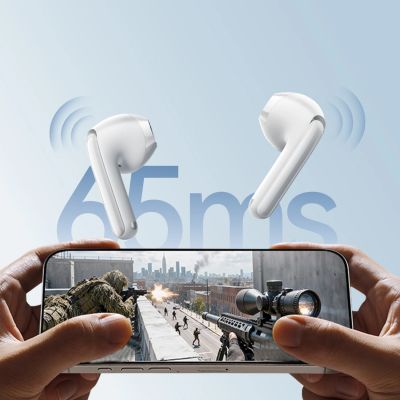 15. Słuchawki bezprzewodowe Joyroom JR-FB1 Funpods Bluetooth 6.0 douszne TWS z funkcjami AI - białe