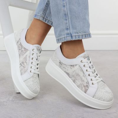 8. Półbuty na platformie S.Barski W HY51-059 OLI286B