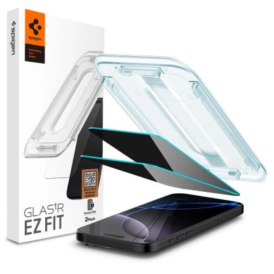 4. Szkło hartowane Spigen Glas.tR EZ Fit Privacy na iPhone 16 Pro Max / 17 Pro Max - 2 szt.