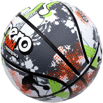 6. PIŁKA DO KOSZYKÓWKI ENERO SOLID R.7 SZARO-BIAŁA