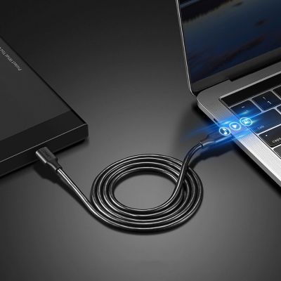 18. Kabel Ugreen US286 USB-C - USB-C PD QC 3A 480Mb/s 1m - czarny