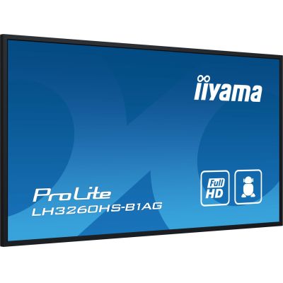 15. Monitor wielkoformatowy iiyama LH3260HS-B1AG A 80cm (31.5") LED Wi-Fi 500 cd/m2 Full HD Android 11 24/7 Czarna