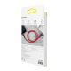 10. Kabel Baseus Cafule USB-A / Lightning 2.4A QC 3.0 0.5 m - czerwony