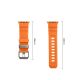 3. Pasek Tech-Protect Motion na Apple Watch 44 / 45 / 46 / 49 mm - pomarańczowy