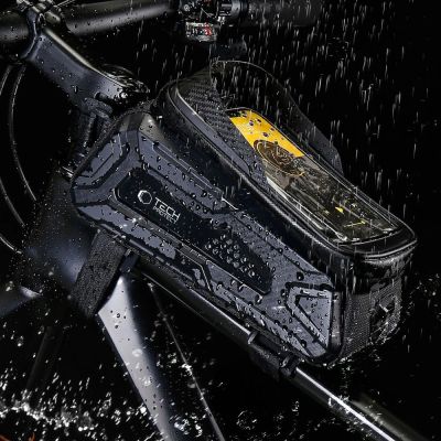 5. Torba Tech-Protect V2 rowerowa z miejscem na telefon 1.2l - czarna