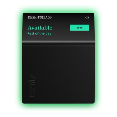 3. System rezerwacji biurek Humly Booking Device 5 szt