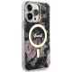 4. Etui Guess Flower MagSafe na iPhone 14 Pro Max - czarne