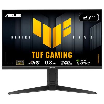 11. ASUS TUF Gaming VG279QML5A monitor komputerowy 68,6 cm (27") 1920 x 1080 px Full HD LCD Czarny