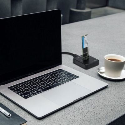 3. QOLTEC STACJA DOKUJĄCA DYSKÓW SSD M.2 SATA | NGFF | USB 3.1