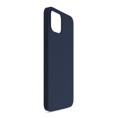 2. Etui 3mk Silicone Case na iPhone 15 - granatowe