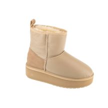 EMU Australia Stinger Mini Flatform Leather W13189-SAND Czerwone 37