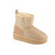 EMU Australia Stinger Mini Flatform Leather W13189-SAND Czerwone 37