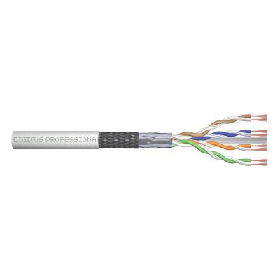 2. Kabel typu linka DIGITUS  kat.6, SF/UTP, AWG 26/7,LSOH, 305m, szary, szpula