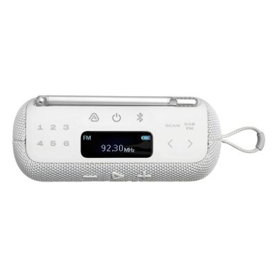 5. Głośnik JBL TUNER 3 (biały, bezprzewodowy, z radiem FM i DAB+)