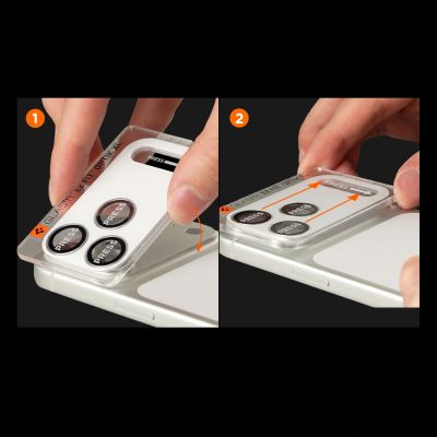 11. Szkło hartowane na aparat Spigen Optik Pro XL GLAS.TR EZ FIT na iPhone 18 Pro Max - srebrne