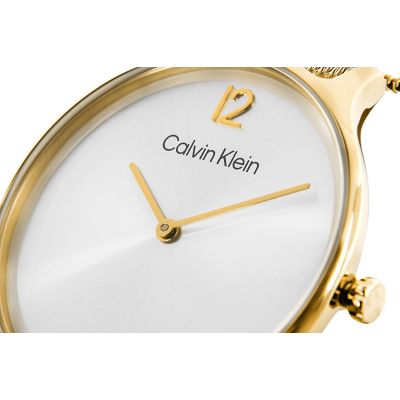 4. Zegarek Damski CALVIN KLEIN Timeless Mesh 25200003 + BOX