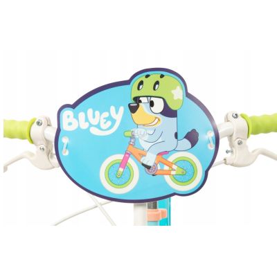 14. Rower dziecięcy TOIMSA Bluey 12"  Błękitno-limonkowy