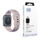 Pasek silikonowy 3mk Silicone Watch Strap do Apple Watch 38 / 40 / 41 mm - beżowy