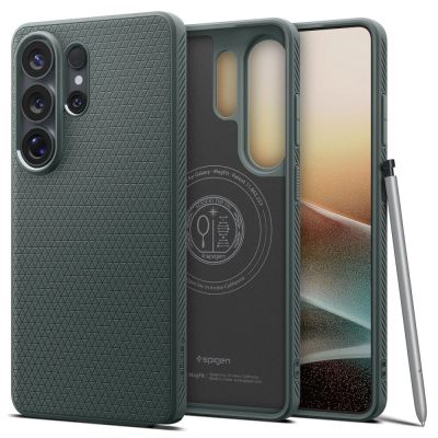 Etui Spigen Liquid Air Mag MagSafe na Samsung Galaxy S26 Ultra - zielone