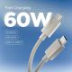2. Kabel Spigen Essential EB6015CC USB-C 60W 150 cm - tytanowy