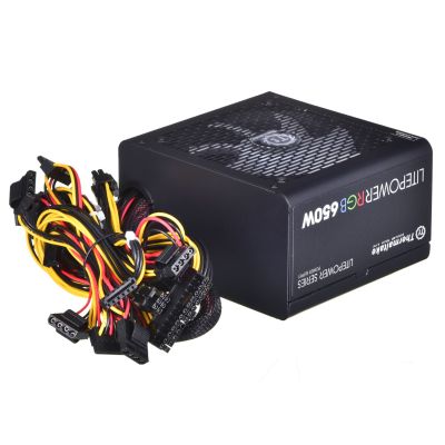 4. Zasilacz Thermaltake Litepower RGB PS-LTP-0650NHSANE-1 (650 W; Aktywne; 120 mm)