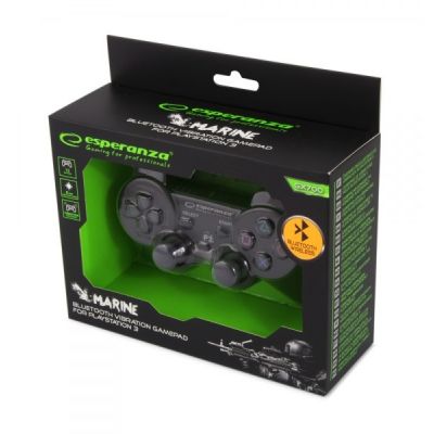 7. Gamepad bezprzewodowy Esperanza EGG109K (PS3; kolor czarny)