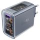 2. Acefast ładowarka GaN 65W 3 porty (1xUSB, 2xUSB C) zielona (A45)