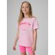 T-shirt bawełniany dziewczęcy 4F 4FJRSS26TTSHF3912-56S