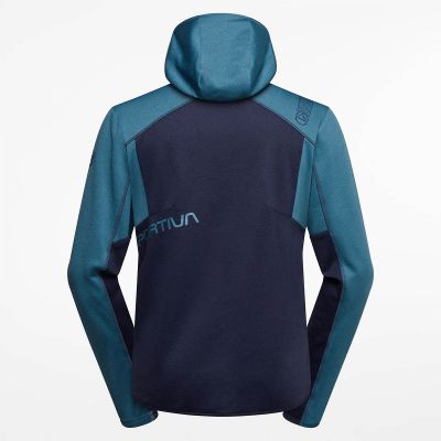 2. Bluza La Sportiva Cosmic Hoody M L69 643642 Deep Sea/Hurricane