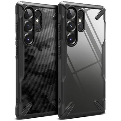 4. Etui Ringke Fusion X na Samsung Galaxy S25 Ultra - czarny