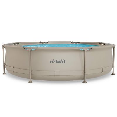 3. VIRTUFIT OKRĄGŁY BASEN 305 CM Z POMPĄ FILTRUJĄCĄ BEŻOWY
