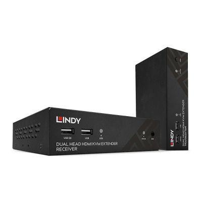 Lindy 39374 przedłużacz KVM Nadajnik i odbiornik