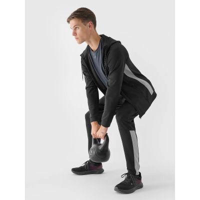 5. Bluza treningowa rozpinana z kapturem męska 4F 4FWAW24TFSWM405-20S